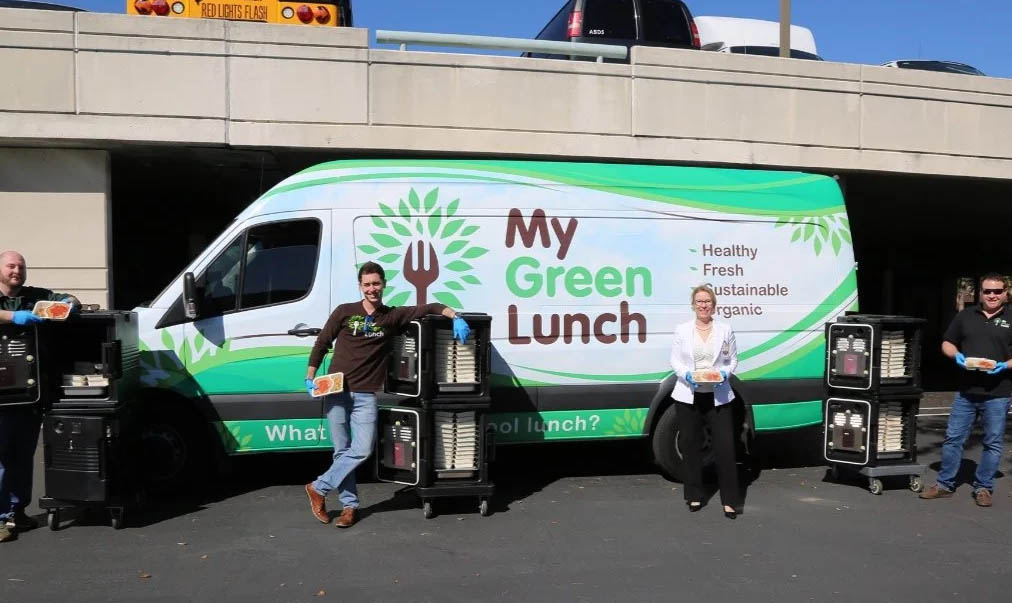 environmentally sustainable lunch programs for Bay Area schools